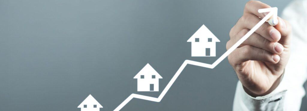Graph showing a rise in interest rates and the effect on the housing market in Los Cabos